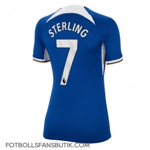 Chelsea Raheem Sterling #7 Replika Hemmatröja Damer 2023-24 Kortärmad